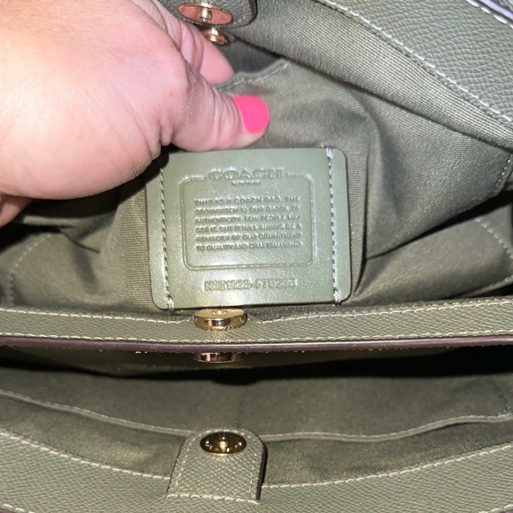 Coach Green Handbag - Picture 10 of 13
